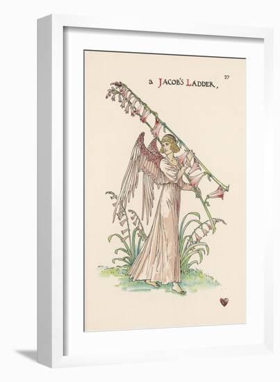 Jacob's Ladder-Walter Crane-Framed Art Print