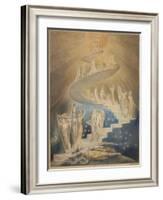 Jacob's Ladder-William Blake-Framed Art Print