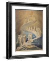 Jacob's Ladder-William Blake-Framed Art Print