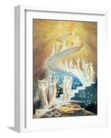 Jacob's Ladder-William Blake-Framed Giclee Print