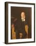 Jacob S. Schiff, 1918 (Oil on Canvas)-Harrington Mann-Framed Giclee Print