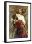 Jacob's Struggle with the Angel-Rembrandt van Rijn-Framed Art Print