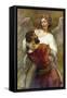 Jacob's Struggle with the Angel-Rembrandt van Rijn-Framed Stretched Canvas