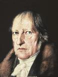 Portrait of Georg Wilhelm Friedrich Hegel-Jacob Schlesinger-Framed Stretched Canvas