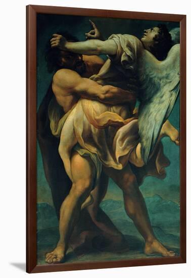 Jacob Struggles with the Angel-null-Framed Giclee Print