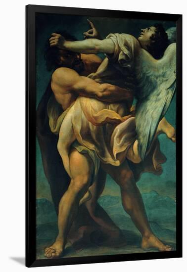 Jacob Struggles with the Angel-null-Framed Giclee Print