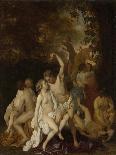 Scene with Bacchantes-Jacob van Loo-Framed Stretched Canvas