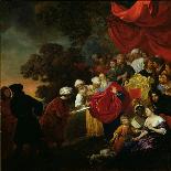 Scene with Bacchantes-Jacob van Loo-Framed Stretched Canvas