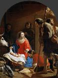 The Holy Family with St. Francis-Jacob Van Oost-Giclee Print