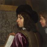 Two Boys before an Easel, C. 1645-Jacob Van Oost the Elder-Stretched Canvas