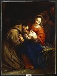 The Holy Family with St. Francis, 1665-Jacob Van Oost-Giclee Print