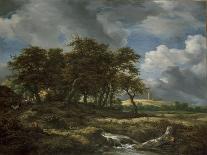 The Great Beech with Two Men and a Dog, C. 1650-1655-Jacob van Ruisdael-Giclee Print