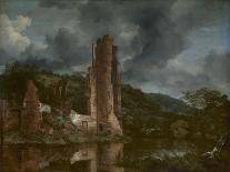 Landscape with the Ruins of the Castle of Egmond, 1650-55-Jacob van Ruisdael-Giclee Print