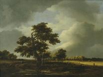 Landscape with Shepherds and Peasants-Jacob Van Ruysdael-Mounted Giclee Print