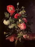 Still Life with Flowers and Insects-Jacob van Walscapelle-Giclee Print