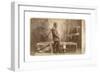 Jacob Wainwright with Livingstone's Coffin, London, 1874-Elliott and Fry Studio-Framed Giclee Print