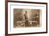 Jacob Wainwright with Livingstone's Coffin, London, 1874-Elliott and Fry Studio-Framed Giclee Print