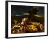 Jacob Watering Laban's Sheep before Peeled Branches, c.1612-1622-Pedro Orrente-Framed Giclee Print