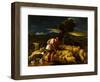 Jacob Watering Laban's Sheep before Peeled Branches, c.1612-1622-Pedro Orrente-Framed Giclee Print
