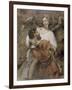 Jacob Wrestles with an Angel-Rembrandt van Rijn-Framed Giclee Print