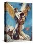 Jacob Wrestling with the Angel, c.1876-Leon Joseph Florentin Bonnat-Stretched Canvas