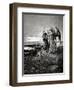 Jacob Wrestling with the Angel. Engraving.-null-Framed Giclee Print