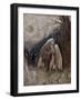 Jacob Wrestling with the Angel-Odilon Redon-Framed Giclee Print