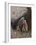 Jacob Wrestling with the Angel-Odilon Redon-Framed Giclee Print