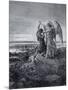 Jacob Wrestling with the Angel-Gustave Doré-Mounted Giclee Print
