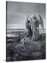 Jacob Wrestling with the Angel-Gustave Doré-Stretched Canvas