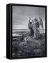 Jacob Wrestling with the Angel-Gustave Doré-Framed Stretched Canvas