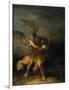 Jacob Wrestling with the Angel-Salvator Rosa-Framed Giclee Print