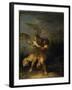 Jacob Wrestling with the Angel-Salvator Rosa-Framed Giclee Print