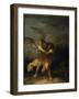 Jacob Wrestling with the Angel-Salvator Rosa-Framed Giclee Print