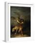 Jacob Wrestling with the Angel-Salvator Rosa-Framed Giclee Print