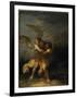 Jacob Wrestling with the Angel-Salvator Rosa-Framed Giclee Print