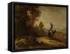 Jacob Wrestling with the Angel-Bartholomeus Breenbergh-Framed Stretched Canvas