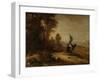 Jacob Wrestling with the Angel-Bartholomeus Breenbergh-Framed Art Print