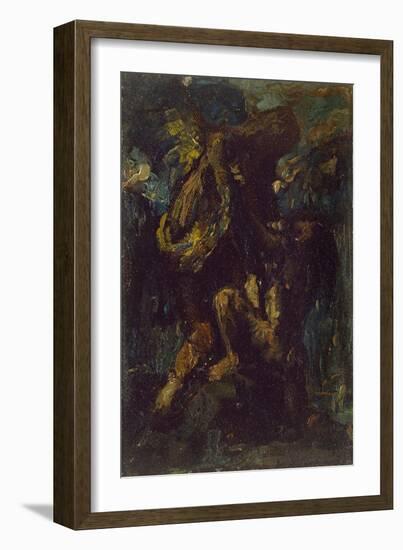 Jacob Wrestling with the Angel-Charles Ricketts-Framed Giclee Print