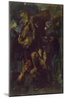 Jacob Wrestling with the Angel-Charles Ricketts-Mounted Giclee Print