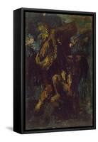 Jacob Wrestling with the Angel-Charles Ricketts-Framed Stretched Canvas