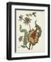 Jacobean Floral I-Vision Studio-Framed Art Print