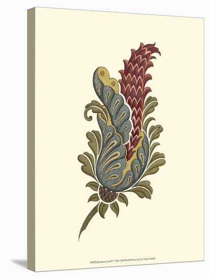 Jacobean Leaf IV-null-Stretched Canvas