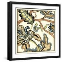 Jacobean Tile II-Chariklia Zarris-Framed Art Print