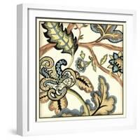 Jacobean Tile II-Chariklia Zarris-Framed Art Print