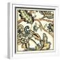 Jacobean Tile II-Chariklia Zarris-Framed Art Print