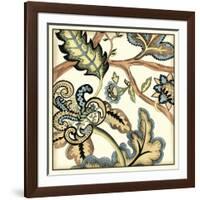 Jacobean Tile II-Chariklia Zarris-Framed Art Print