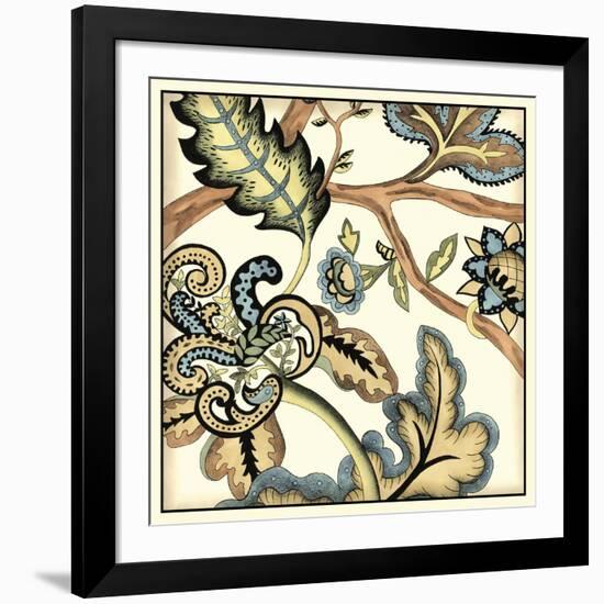 Jacobean Tile II-Chariklia Zarris-Framed Art Print