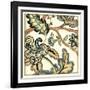 Jacobean Tile II-Chariklia Zarris-Framed Art Print