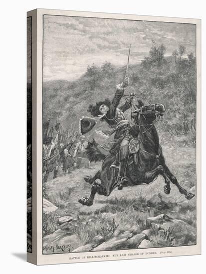 Jacobite Rising at Killiecrankie the Jacobites Defeat Mackay's Royalist Army-Stanley Berkeley-Stretched Canvas
